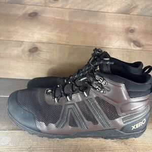 xero excursion fusion mens size 14 shoes brown waterproof barefoot hiking boots
